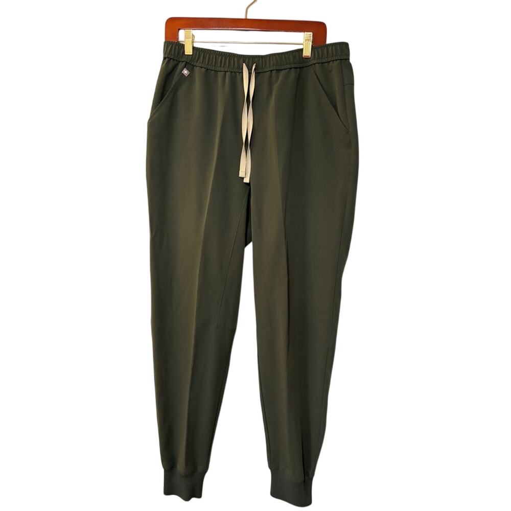 FIGS Men’s Tansen Jogger Scrub Pants Dark Forest Green L